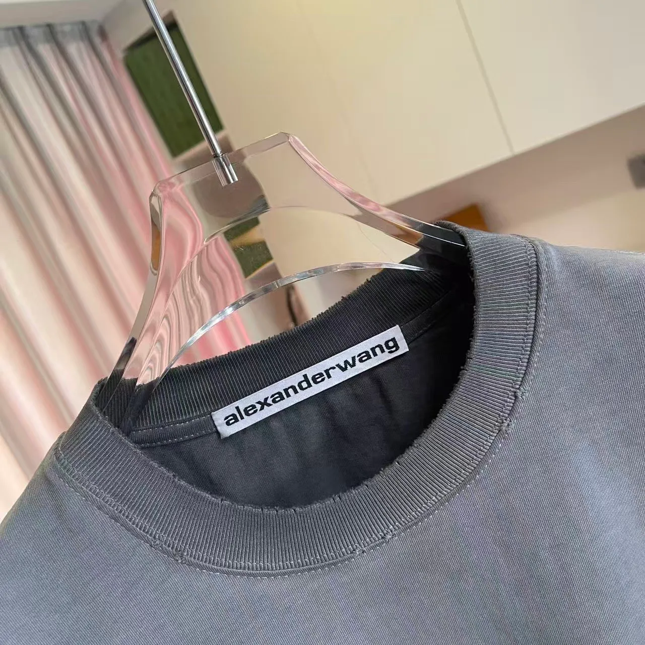 *alexanderwang 2026 New Arrival logo g T Same Style Size：S M L XL XXL ：Black Purple Gray